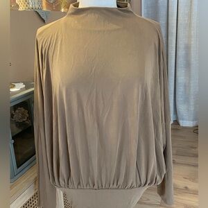 Banana Republic Tan Long Sleeve Blouse